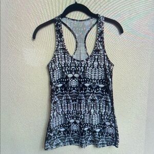 Black and White Lace Tank Top